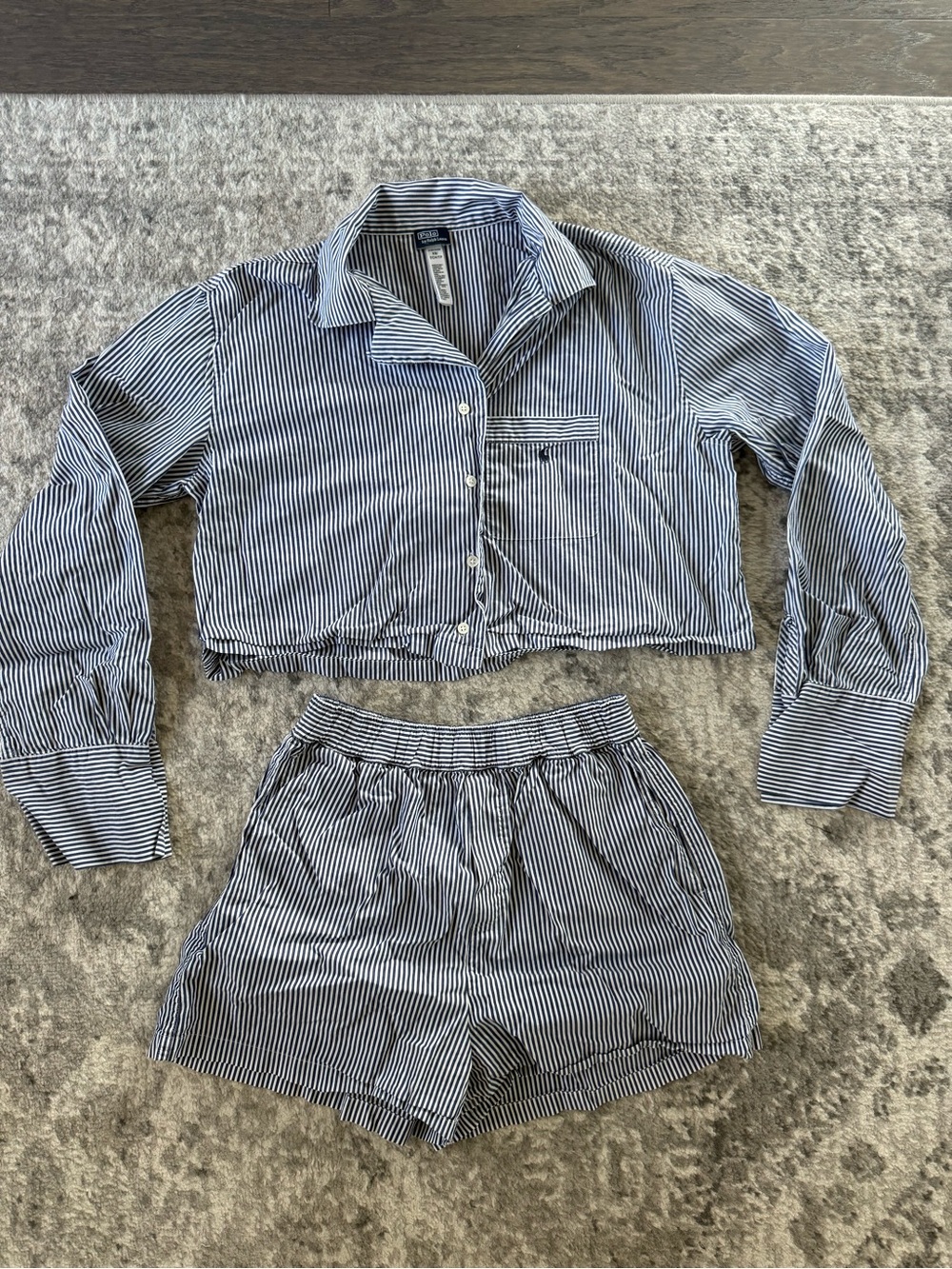 Polo Ralph Lauren Crop PJ Set - Picture 5 of 8